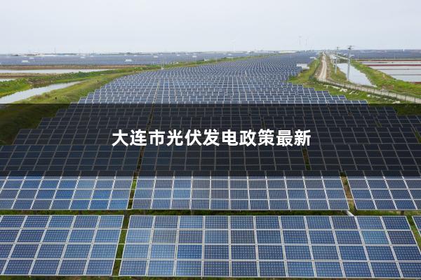 大连市政府光伏发电文件解读