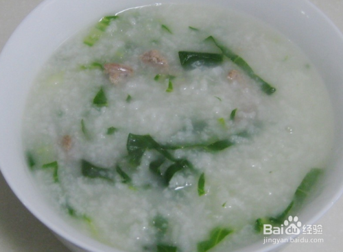 蛋花瘦肉粥，美味与健康同在