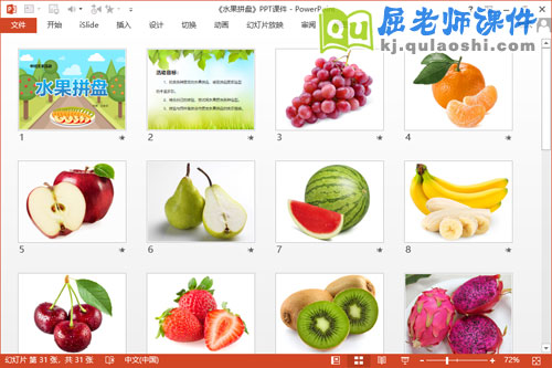 中班美术水果PPT，激发孩子们的创意与想象力
