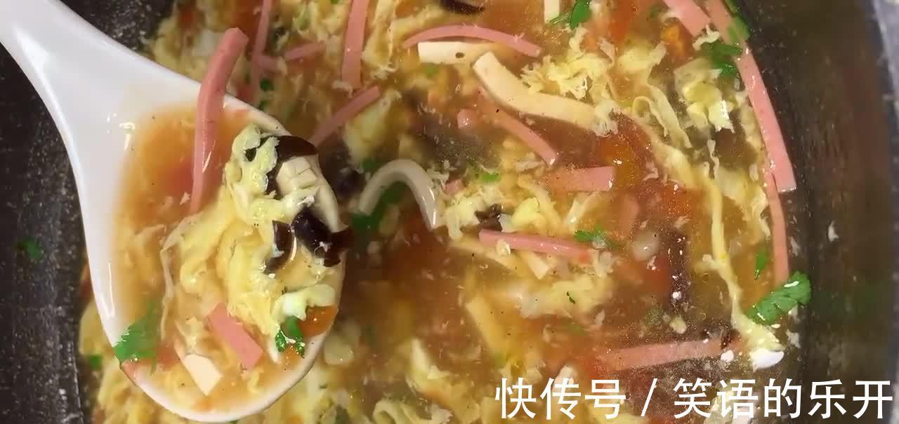蛋花酸辣汤，一道唤醒味蕾的绝佳美食