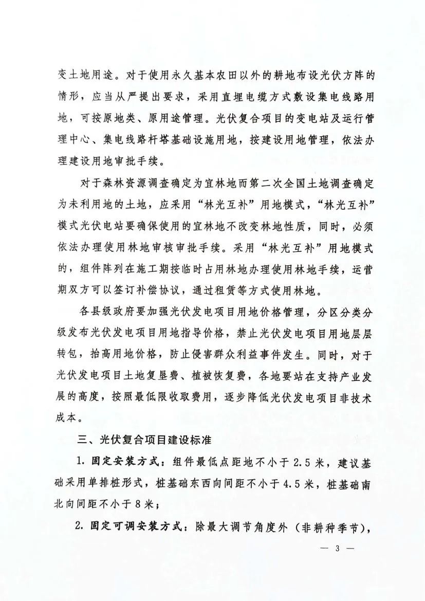 晋国土光伏用地文件及其影响