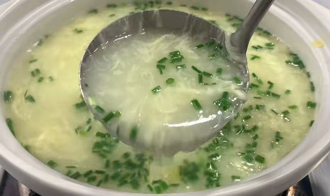 韭菜蛋花汤，一道家常美食的做法分享